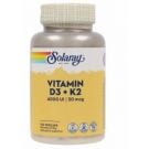 BIG VITAMIN D3 & K2 (MK7) 120cap. - SOLARAY